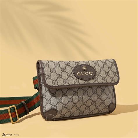 gucci gg supreme neo vintage belt bag|Gucci supreme belt real vs fake.